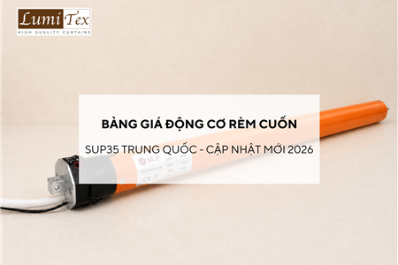Bảng giá Động cơ rèm cuốn Dooya SUP35 Trung Quốc cập nhật mới nhất 2026