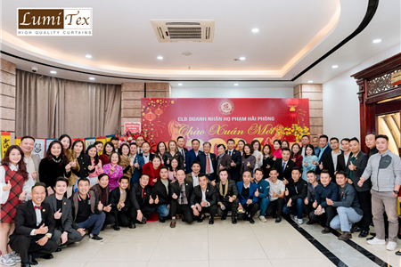 Rèm Lumitex tham dự Phiên chợ Tết & Gala Chào Xuân 2026 của CLB Doanh nhân Họ Phạm Hải Phòng