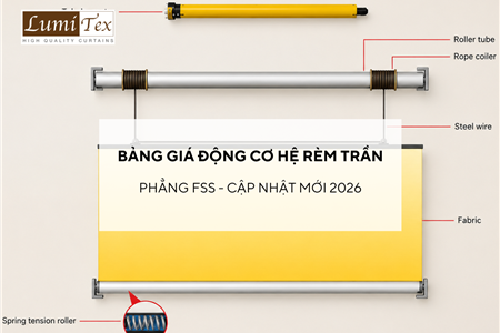 Bảng giá Động cơ rèm trần phẳng FSS cập nhật mới nhất 2026