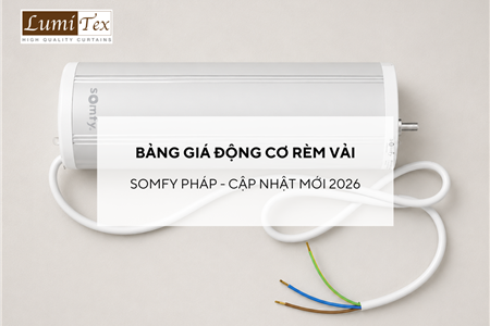 Bảng giá Động cơ vải Somfy cập nhật mới nhất 2026