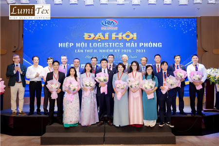 Rèm Lumitex chúc mừng Đại hội Hiệp hội Logistics Hải Phòng lần thứ II