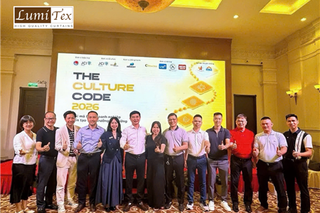 Rèm Lumitex tham dự The Culture Code 2026 Giải mã DNA doanh nghiệp kiến tạo tăng trưởng bền vững