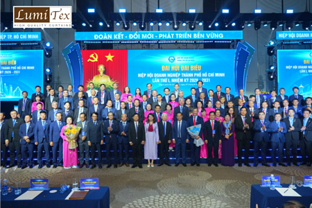 Rèm Lumitex chúc mừng thành công Đại hội Đại biểu Hiệp hội Doanh nghiệp TP. Hồ Chí Minh lần thứ I nhiệm kỳ 2026 – 2031