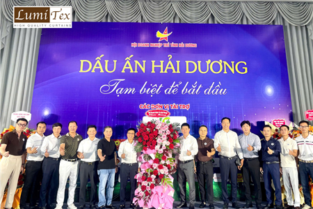 Rèm Lumitex tham dự chương trình “Dấu ấn Hải Dương – Tạm biệt để bắt đầu” cùng cộng đồng doanh nhân trẻ