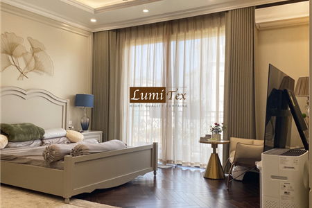 Thiết kế và thi công rèm cửa biệt thự Vinhomes đẳng cấp - Lumitex