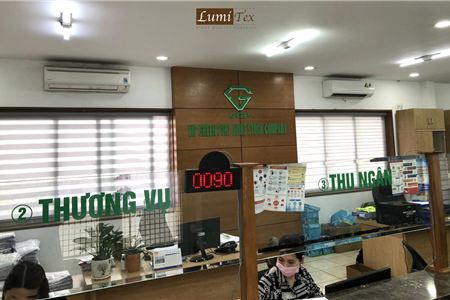 Lumitex thi công mành rèm Công ty Vip Green Đình Vũ, Hải Phòng  