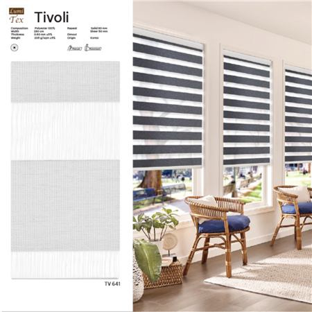 Rèm cuốn Combi mã TIVOLI